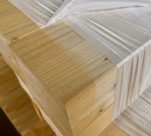 BSH ragasztott gerenda 9x9 cm – darabos kiszerelés - GL24h minőség - gyalult és fózolt felület