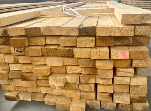 50×100×4000 mm gyalulatlan fenyő palló kötegben - köteg nézetben